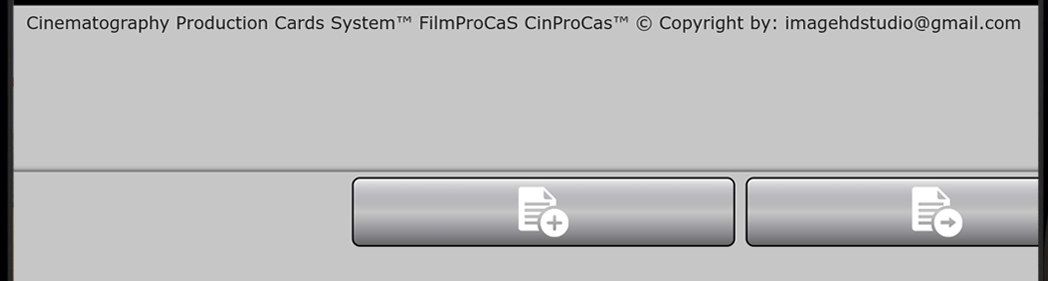 FilmProCaS  Cinematography Production Cards System