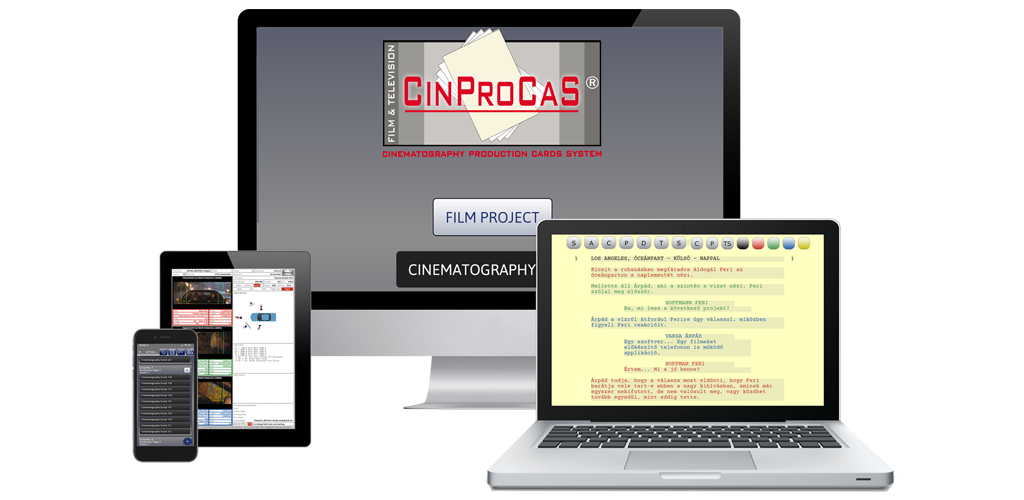 FilmProCaS  Cinematography Production Cards System